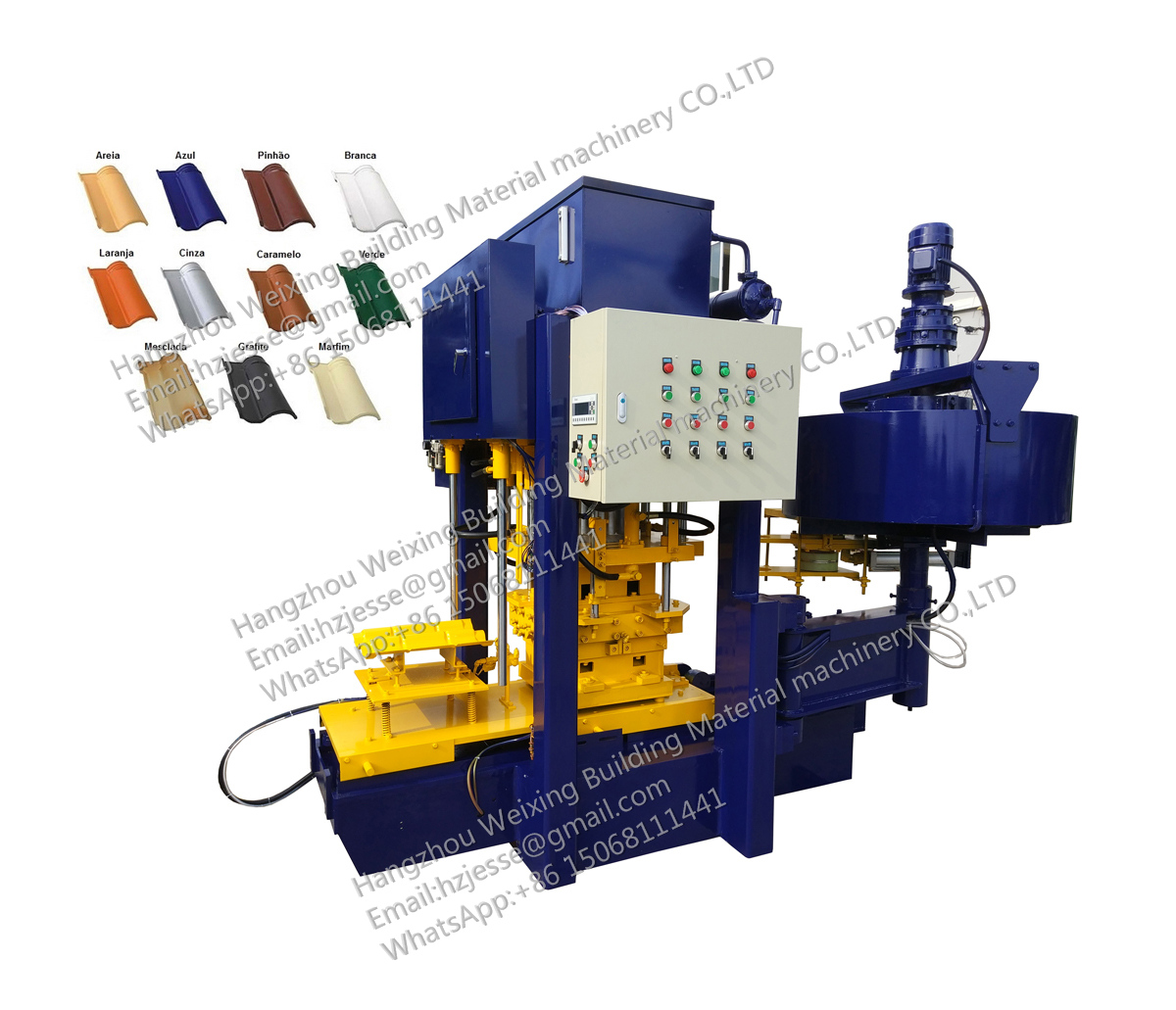 product-637-548 Concrete roof tile machine